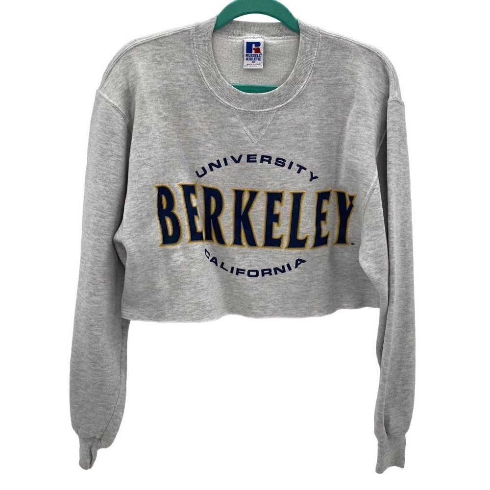 Russell Athletic Berkeley Cropped Crew Neck Sweatshirt Women’s Size M